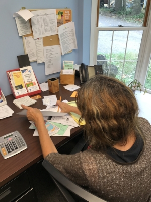 Wren spent most of Thursday and Friday filling out paperwork and making phone calls in her family's search for affordable housing.